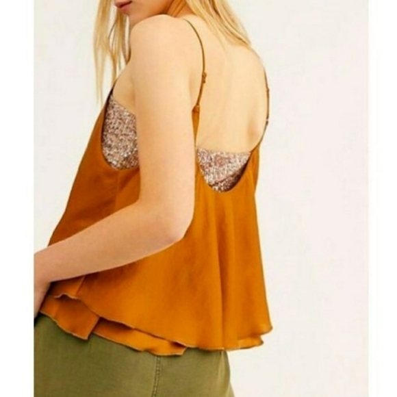 FREE People Turn It On Camisole Amber sz. XS NWT - Picture 3 of 8